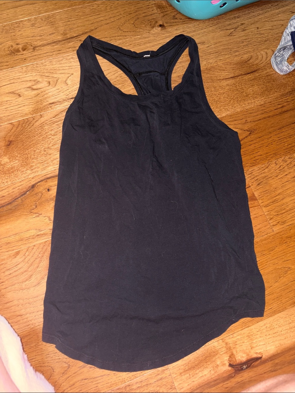 Lululemon black tank top size 8